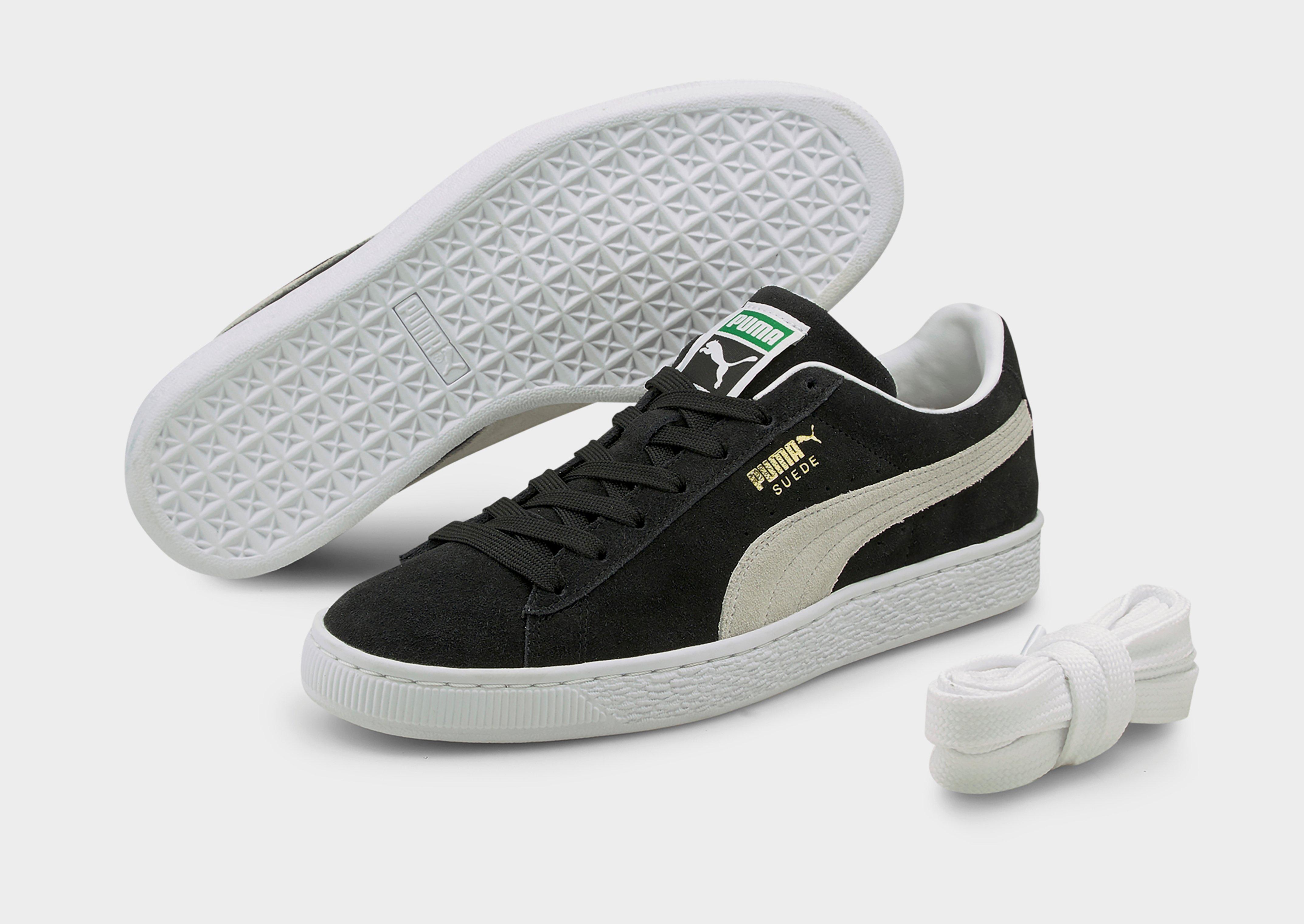 Puma Outlet Sepatu Puma Green Puma Classic Suede Mens Black Puma