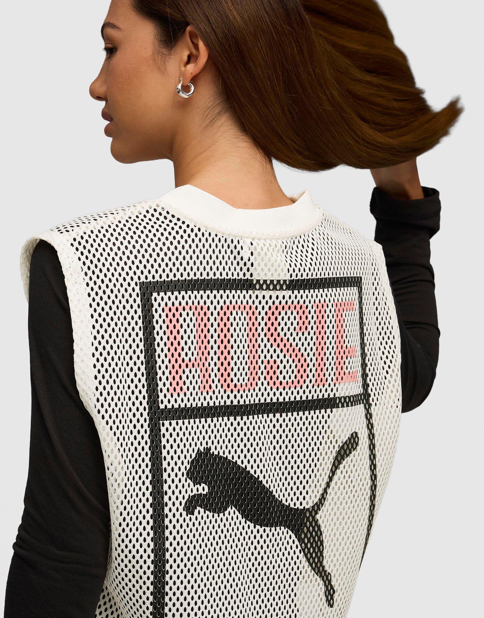 PUMA X ROSE Relaxed Mesh Top