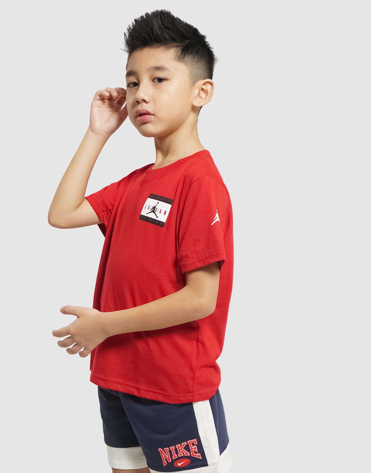 Jordan Printed Label T-Shirts Children