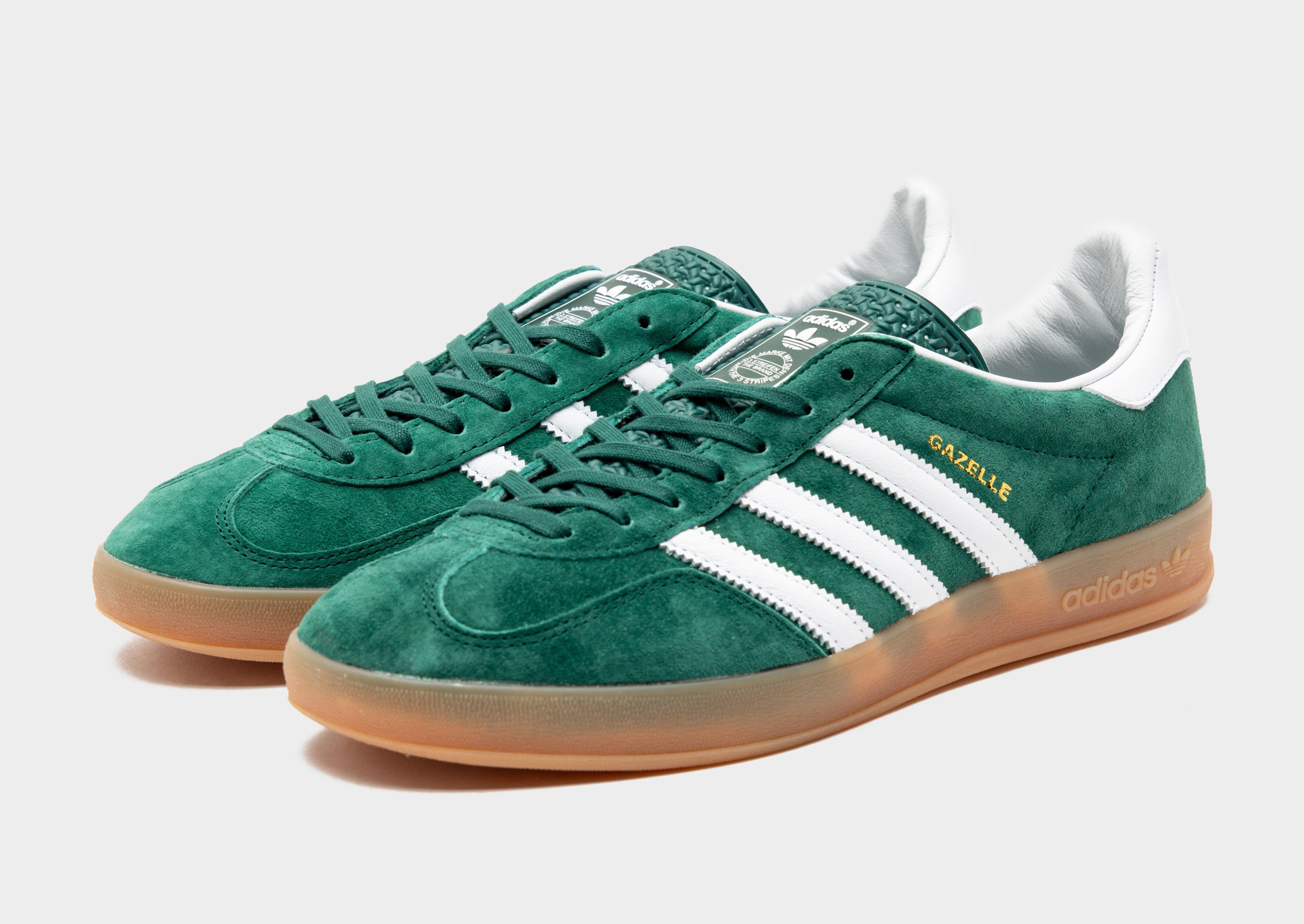 adidas gazelle silver green womens Adidas Womens Gazelle Indoor W Magic Beige White Gum IH5482  Sneaker  Junkies