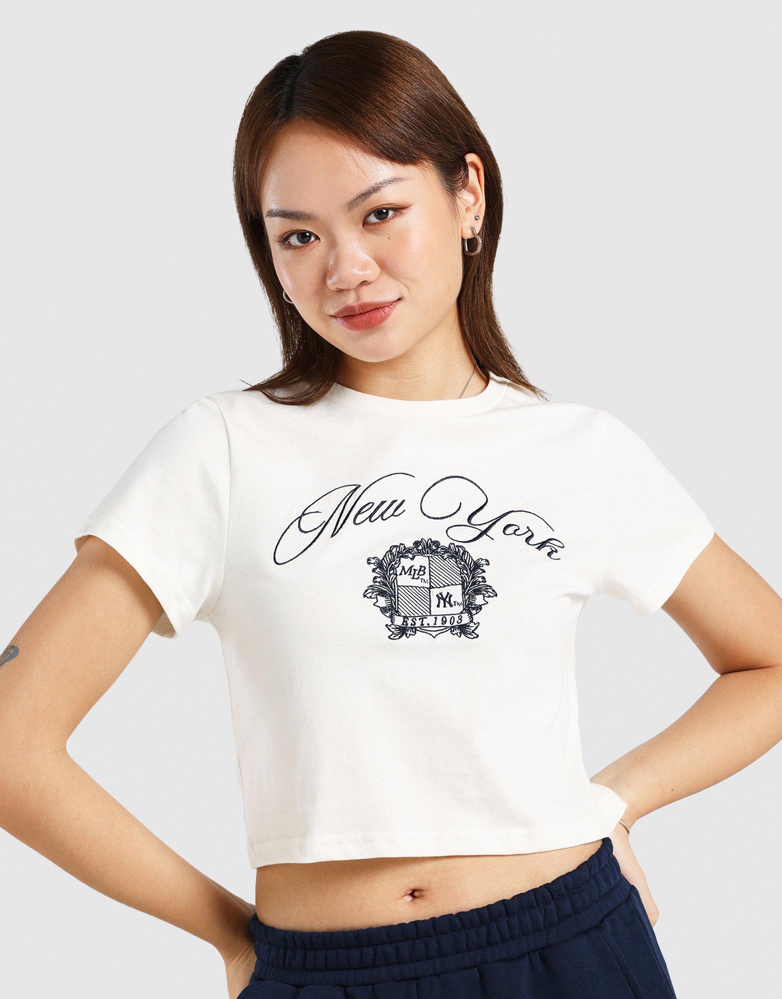 Fanatics Script Baby Yankees T-Shirts Women's